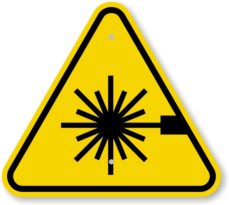 Iso Laser Beam Warning Sign Symbol Fast And Free Shipping Sku Is