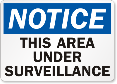 Surveillance Camera Signage on Under Surveillance Signs   Surveillance Cameras Tampa