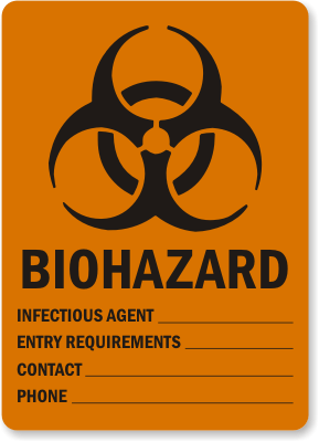 biohazardous infectious