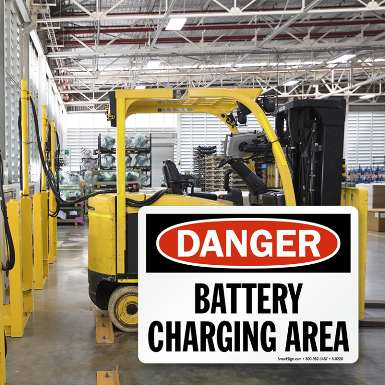 Safety Checklist Forklift Battery Charging Areas MySafetySign Blog