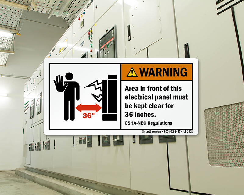 Minimum Clearance Around Electrical Panels Carrying 600 Volts Or Less