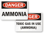 Anhydrous Ammonia Hazardous Material Sign, SKU: S-7873