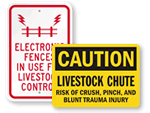 Danger Live Wires Sign, SKU: S2-4137