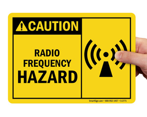 rf radiation warning signs