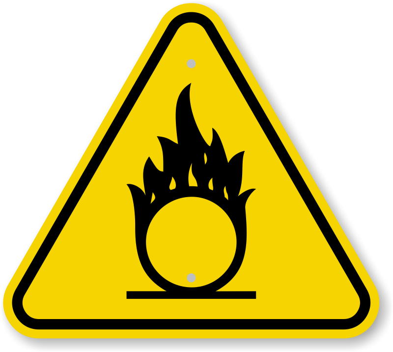 open flame alert symbol