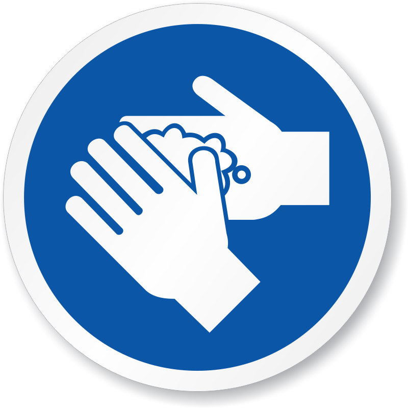 Hand Washing Safety Symbol