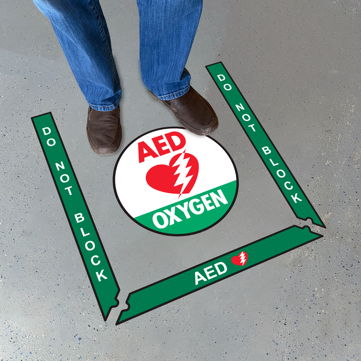 Superior Mark® - Floor Tape, Safety Messages & Floor Sign Kits