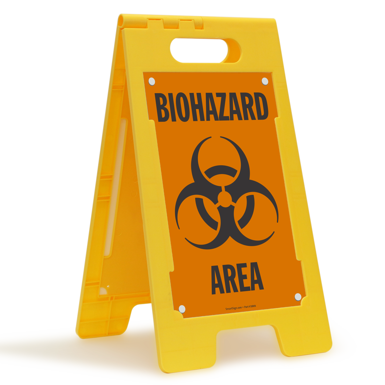 Biohazard Area Standing Floor Sign