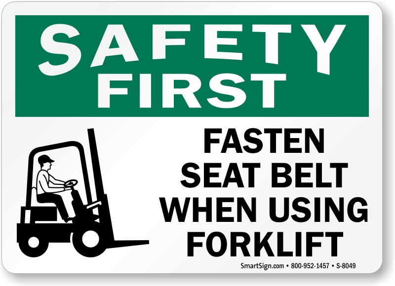 safety belt sign