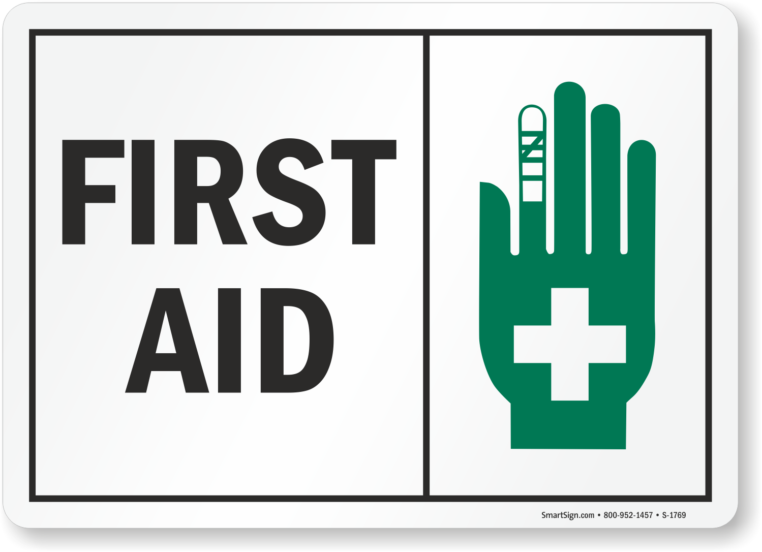 First Aid Stickers Labels