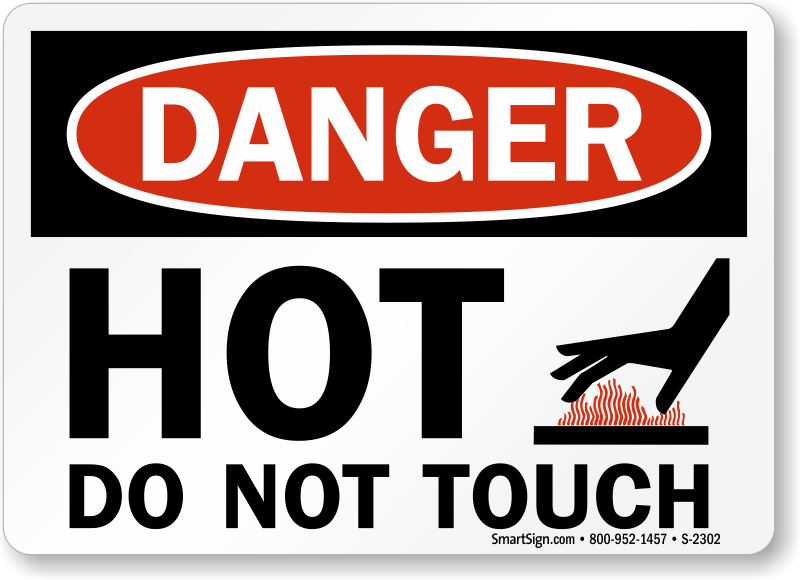 danger do not touch funny