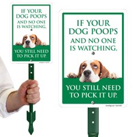 If Dog Poops You Still Need To Pick Up Sign