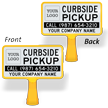 Custom Curbside Pickup ConeBoss Sign