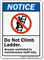 Ladder Safety Signs | Ladder Rules Signs